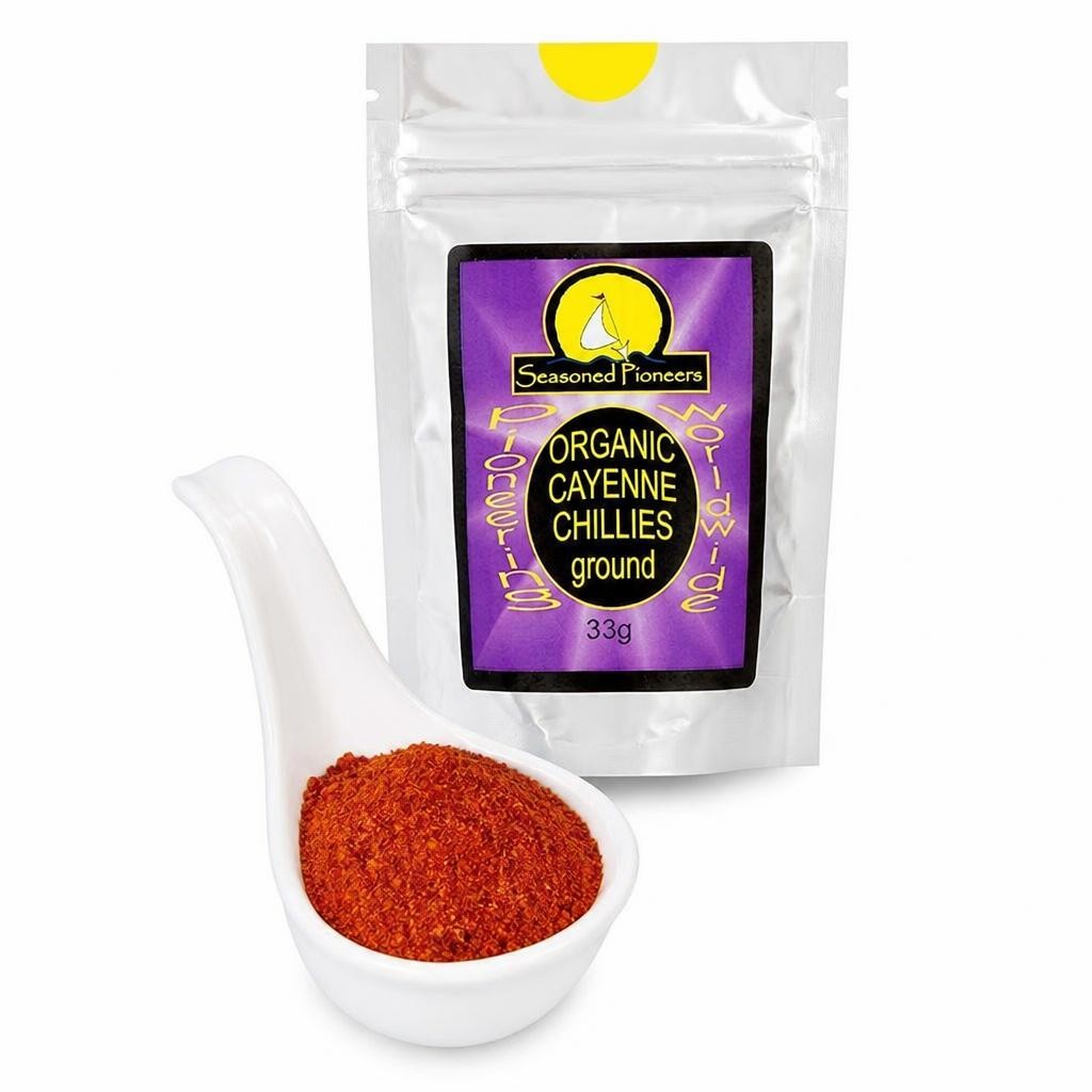 Seasoned Pioneers Organic Cayenne 33g
