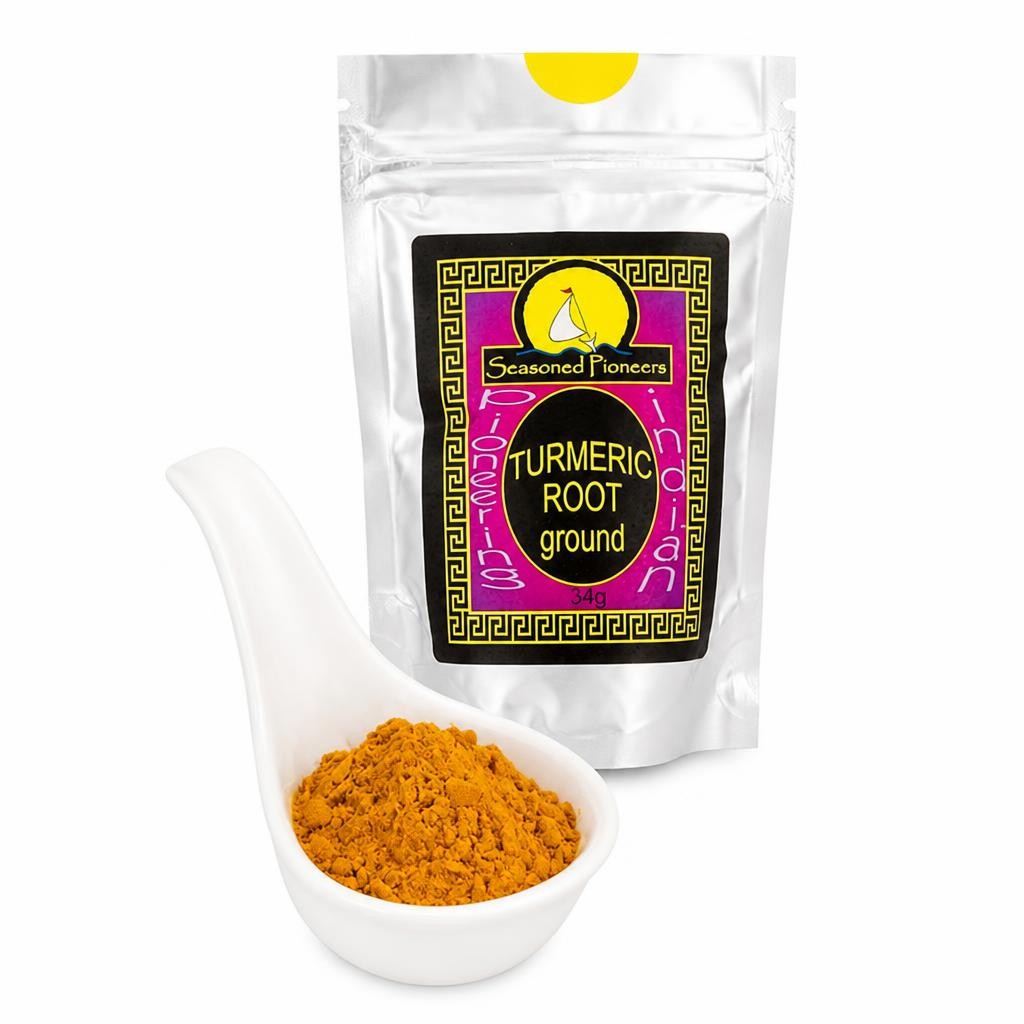 Seasoned Pioneers Turmeric Root Ground 34g