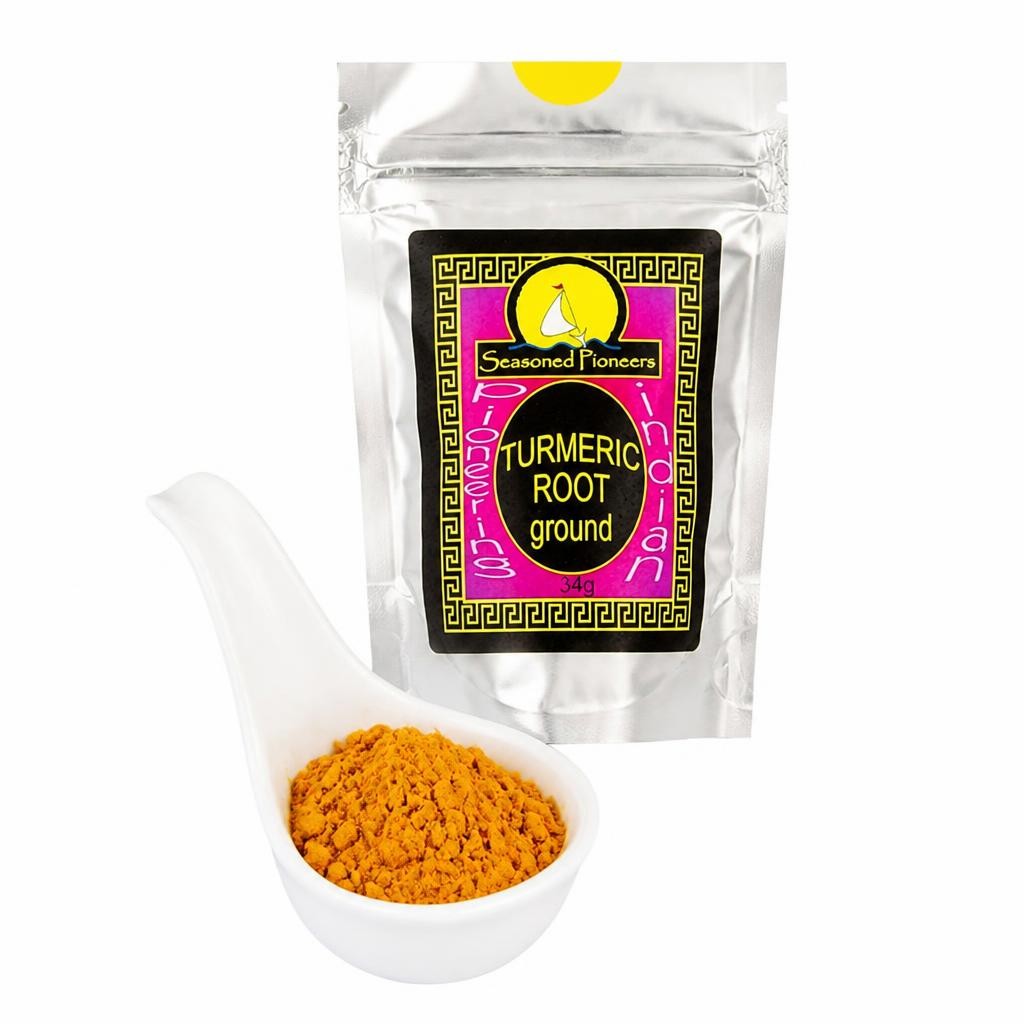 Seasoned Pioneers Turmeric Root Ground 34g