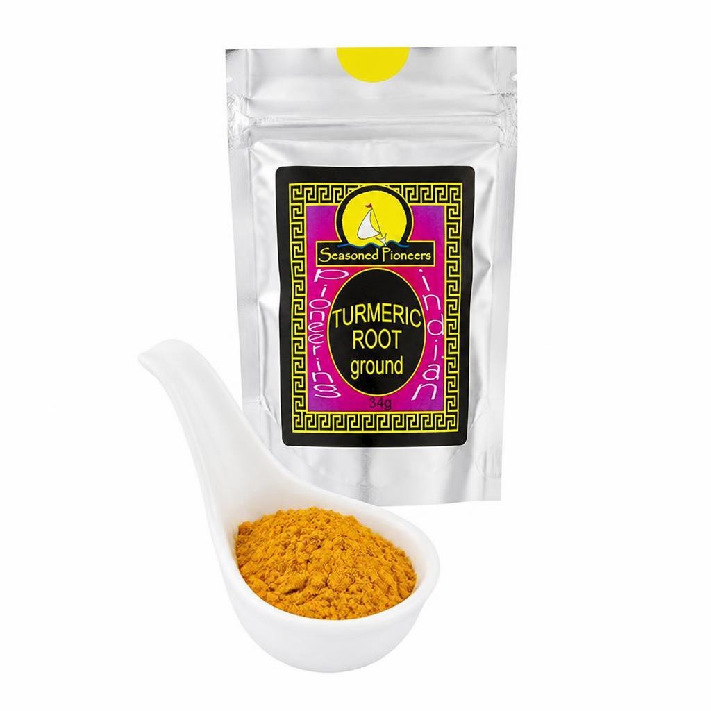 Seasoned Pioneers Turmeric Root Ground 34g