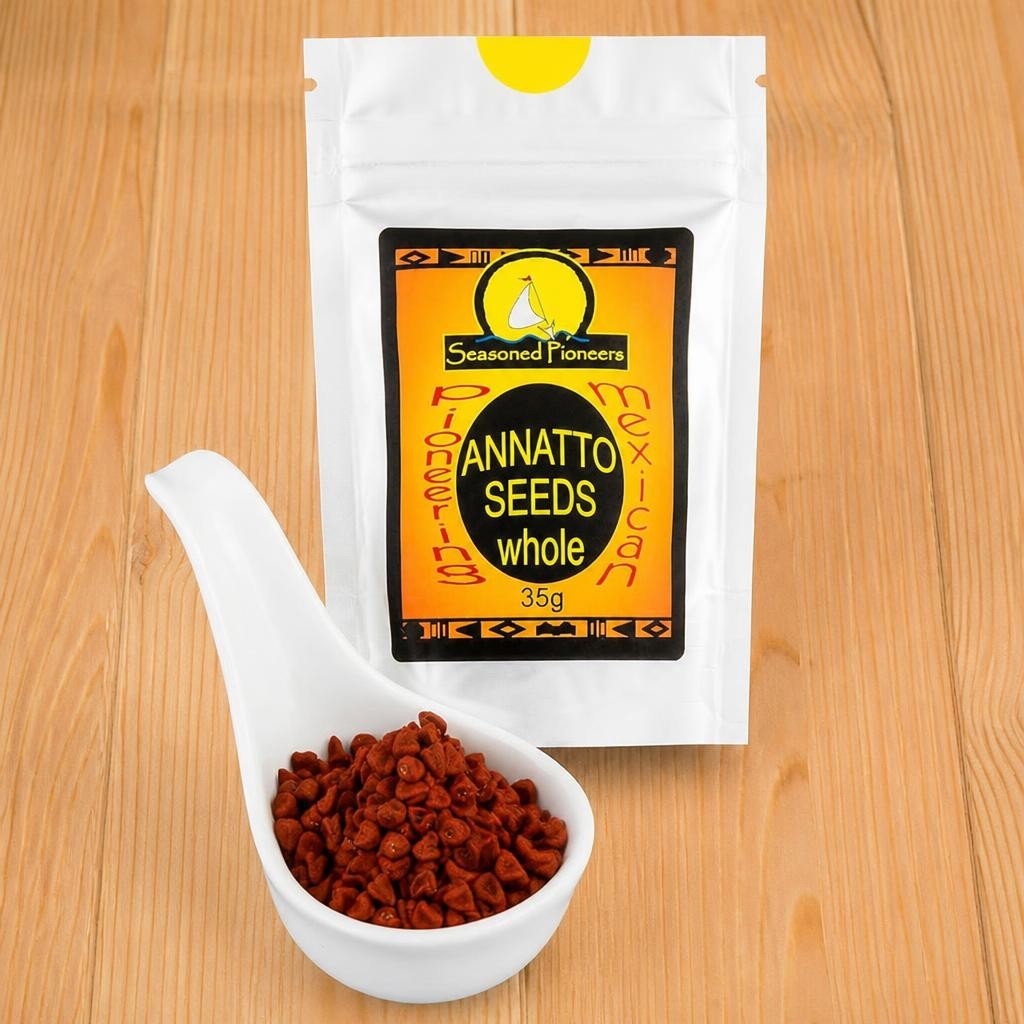 Seasoned Pioneers Annatto Seeds Whole 35g