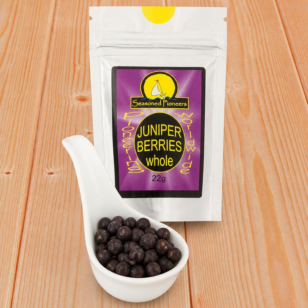 Seasoned Pioneers Whole Juniper Berries Packet 22g