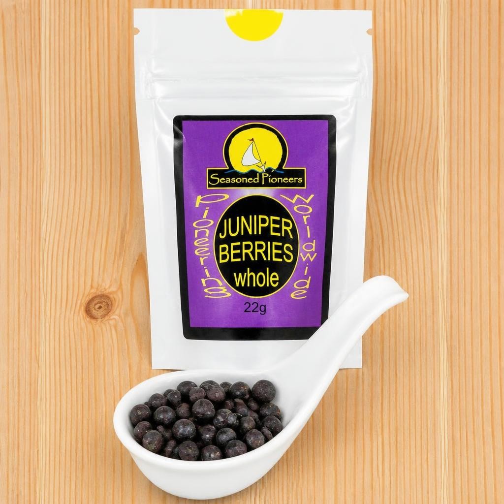 Seasoned Pioneers Whole Juniper Berries Packet 22g