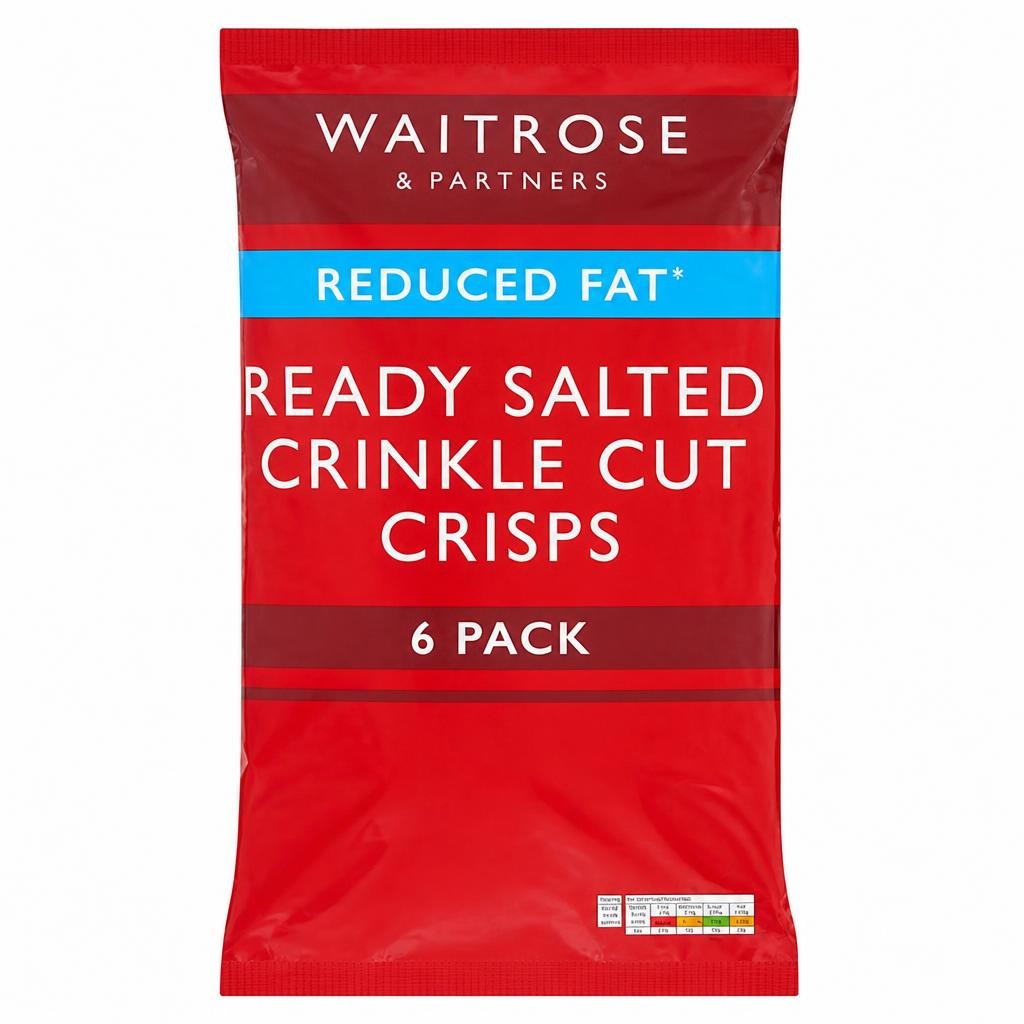 Waitrose LOVE Life Ready Salted Reduced Fat Multipack Crisps