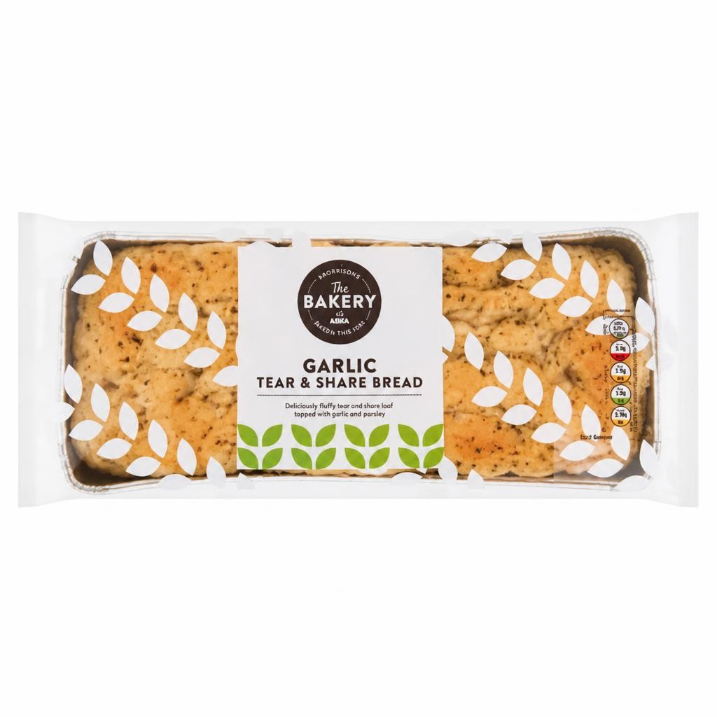 The BAKERY at ASDA The Bakery Garlic Tear & Share Bread 220g