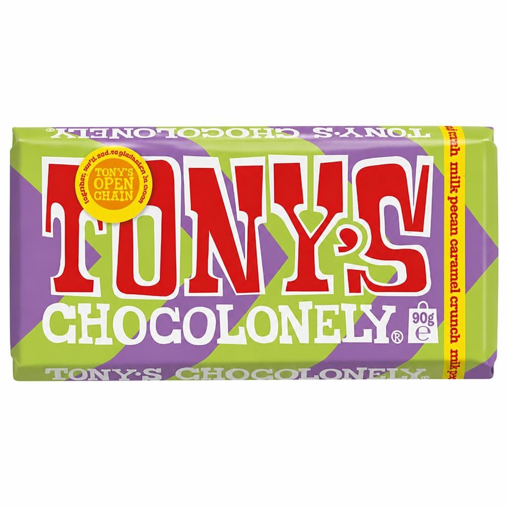 Tony's Chocolonely Milk Pecan Caramel Crunch