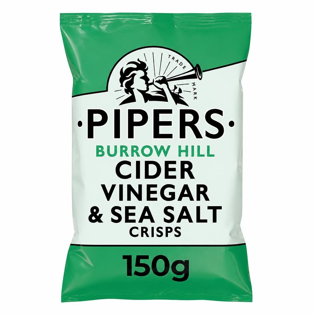 Pipers Burrow Hill Cider Vinegar & Sea Salt Sharing Crisps