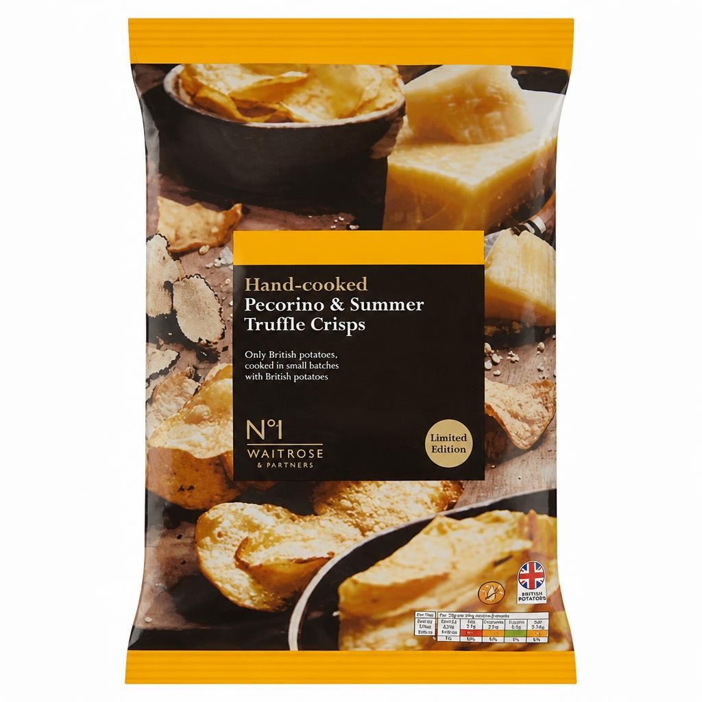 No.1 Hand-Cooked Pecorino & Summer Truffle Crisps
