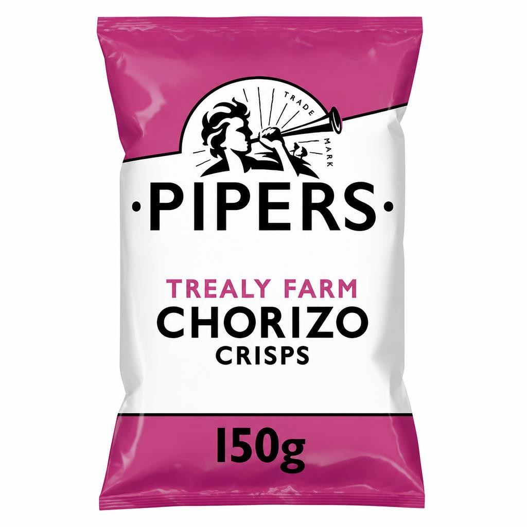 Pipers Trealy Farm Chorizo Crisps Sharing Bag