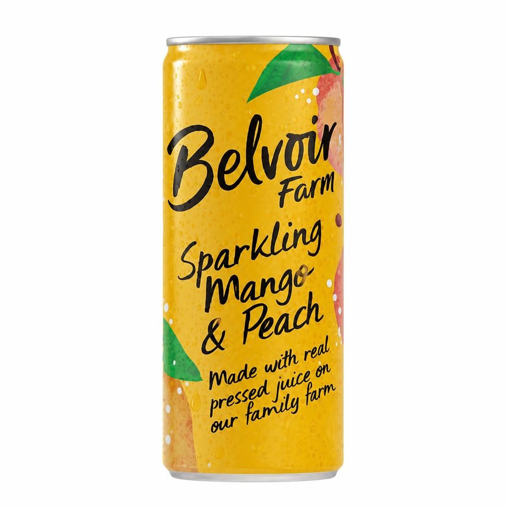 Belvoir Farm Sparkling Mango & Peach