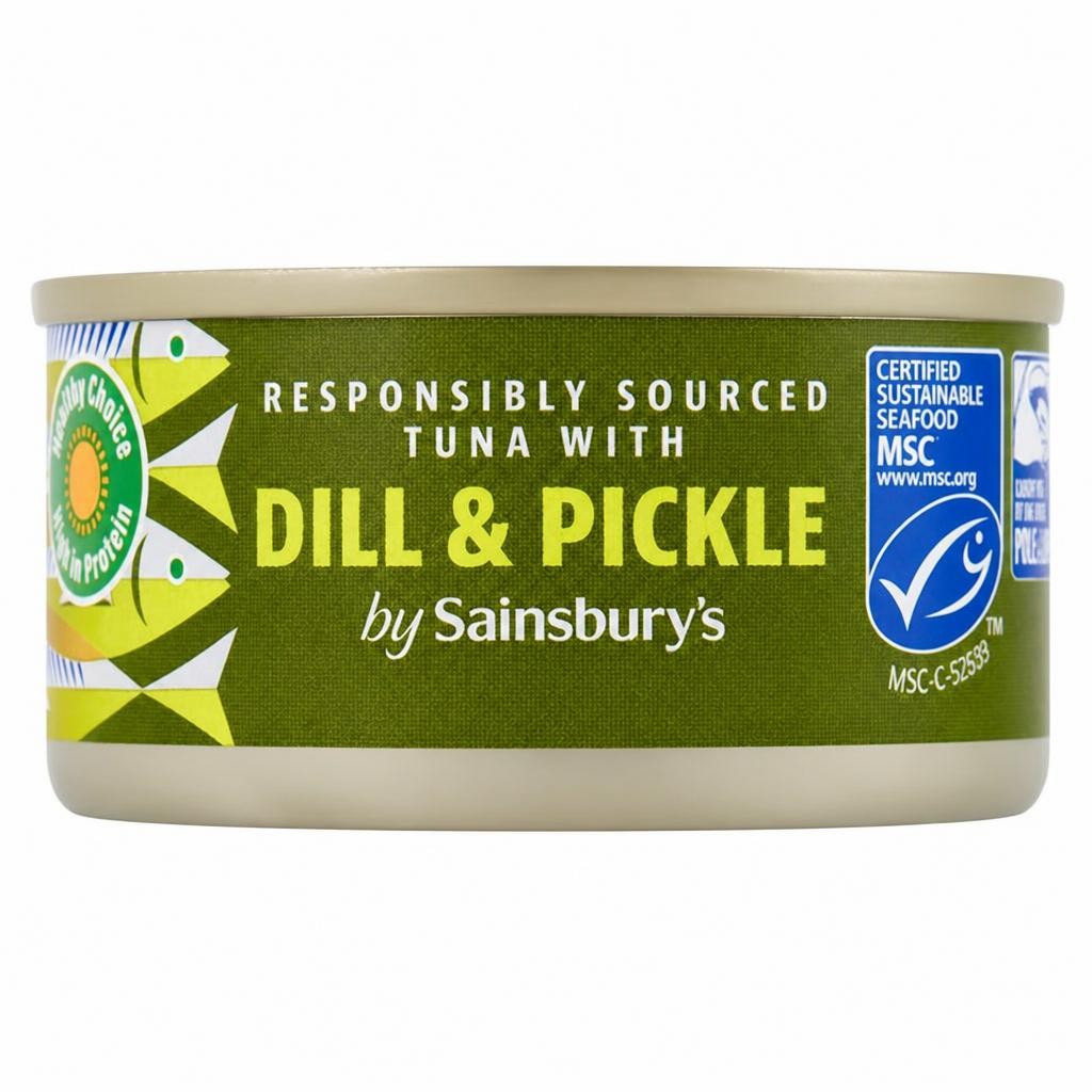 Sainsbury's 80g Dill & Pickle Tuna Canned Fish