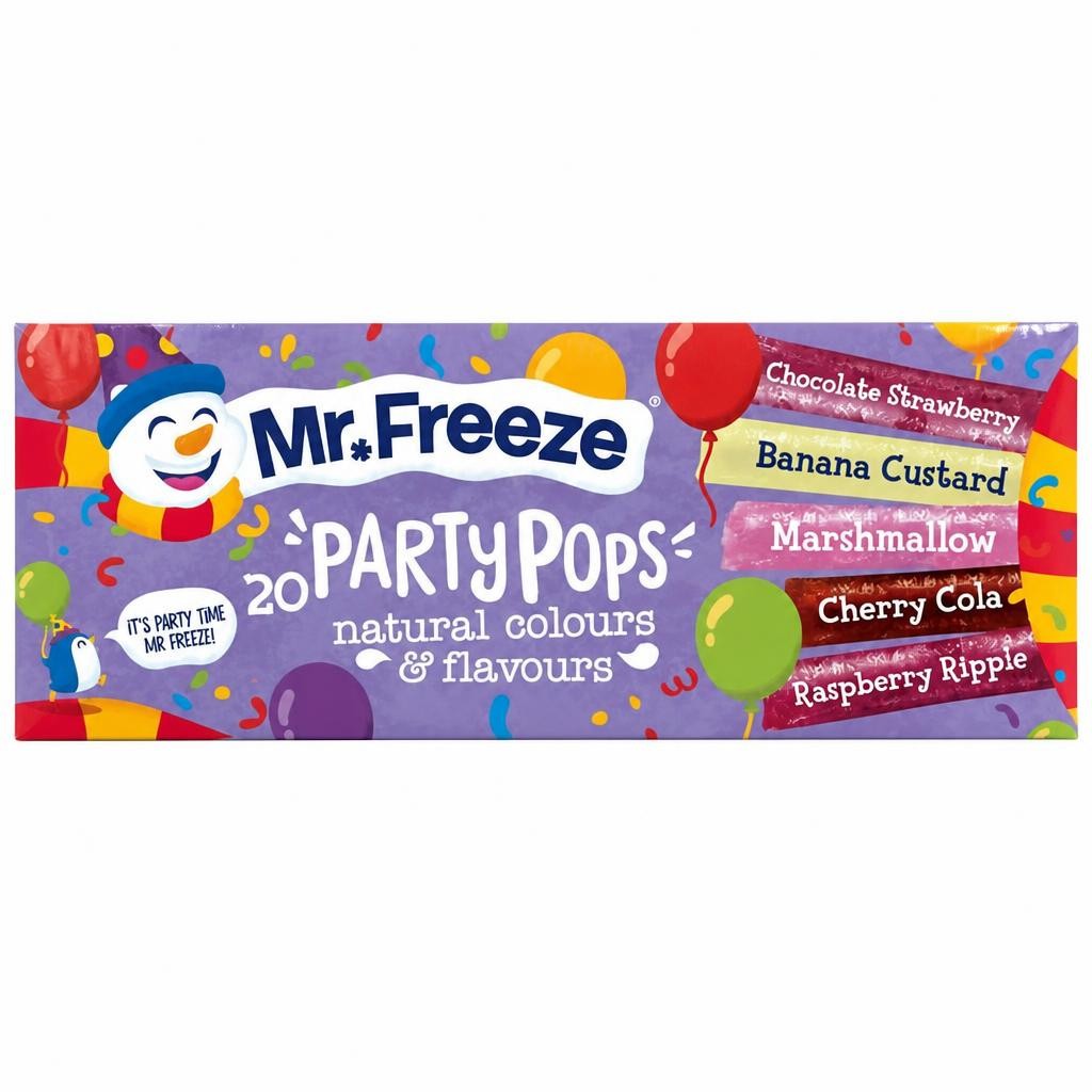 Mr. Freeze 20 x 45ml Party Pops Box