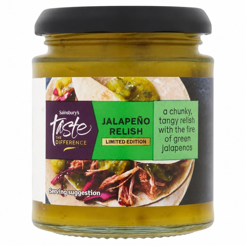 Sainsbury's 195g Jalapeno Relish, Limited Edition, Taste the Difference