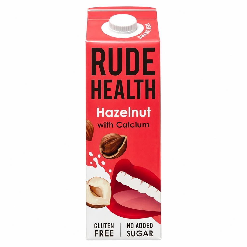 Rude Health 1L Hazelnut with Calcium Drink