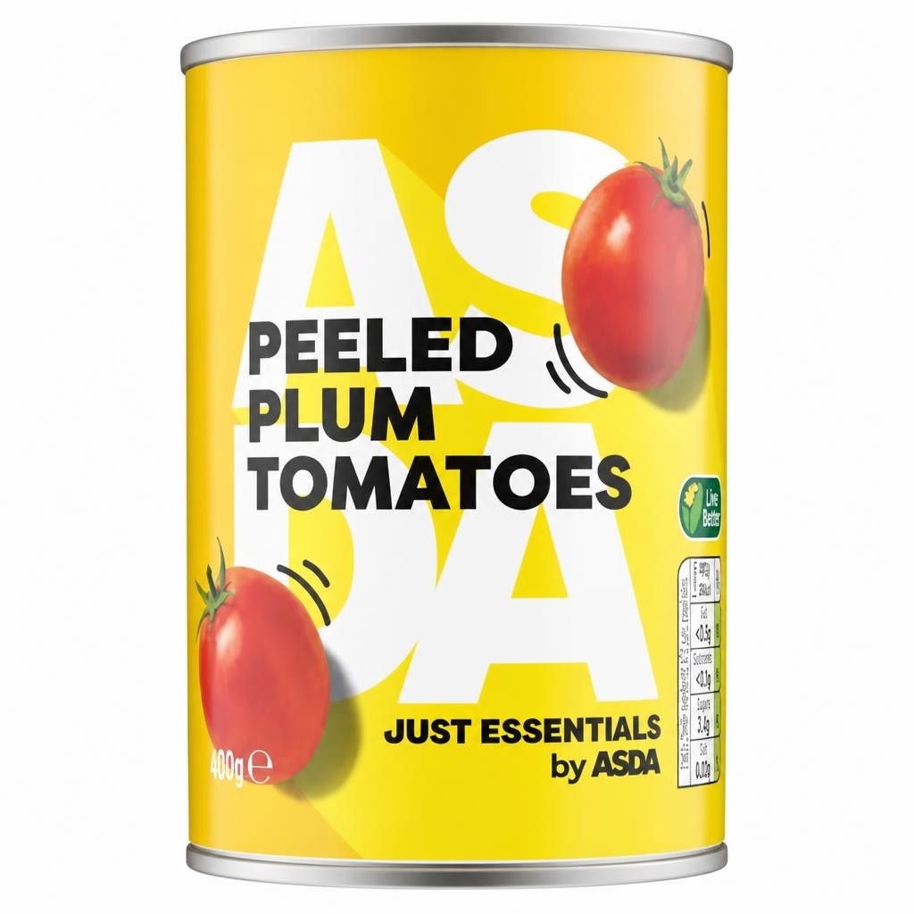 JUST ESSENTIALS by ASDA Just Essentials Peeled Plum Tomatoes 400g