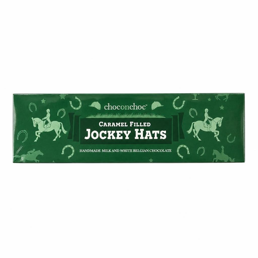 Caramel Filled Chocolate Jockey Hats