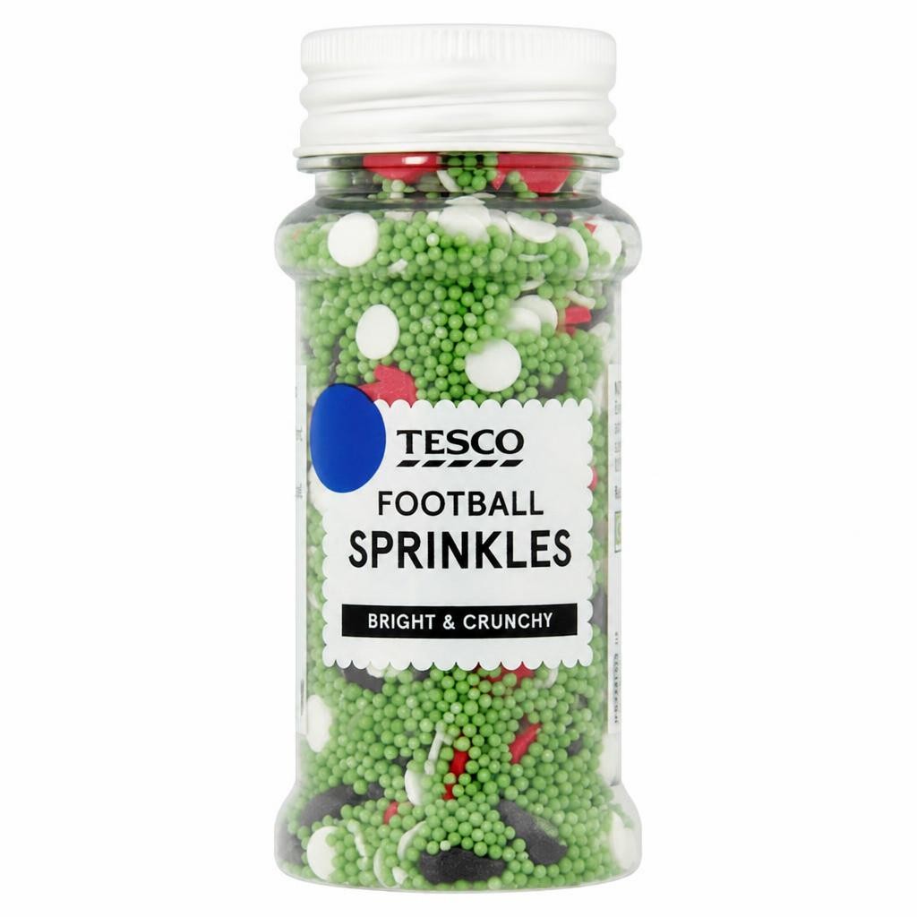 Tesco Football Sprinkles 75g