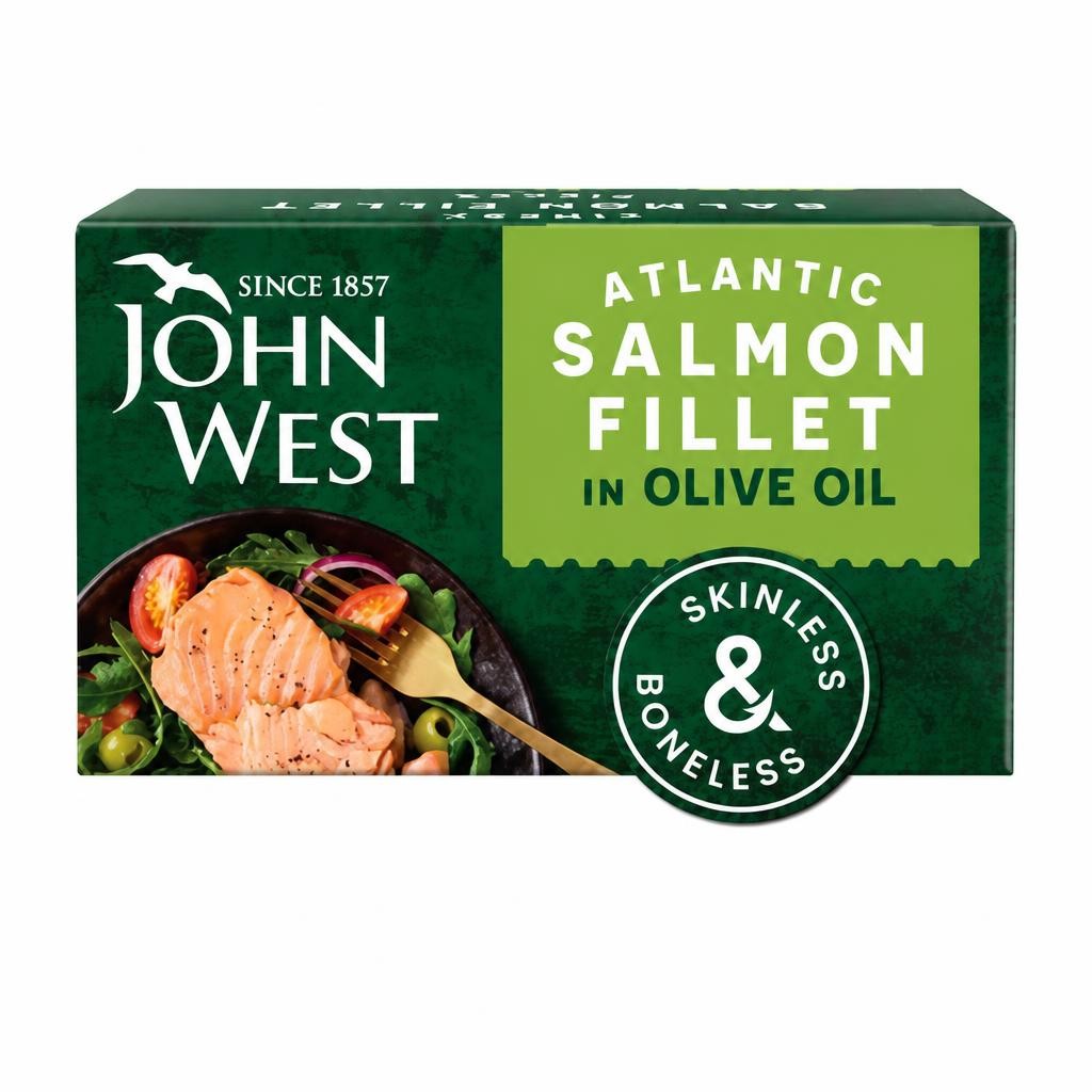 John West Atlantic Salmon Fillet in Olive Oil 115g