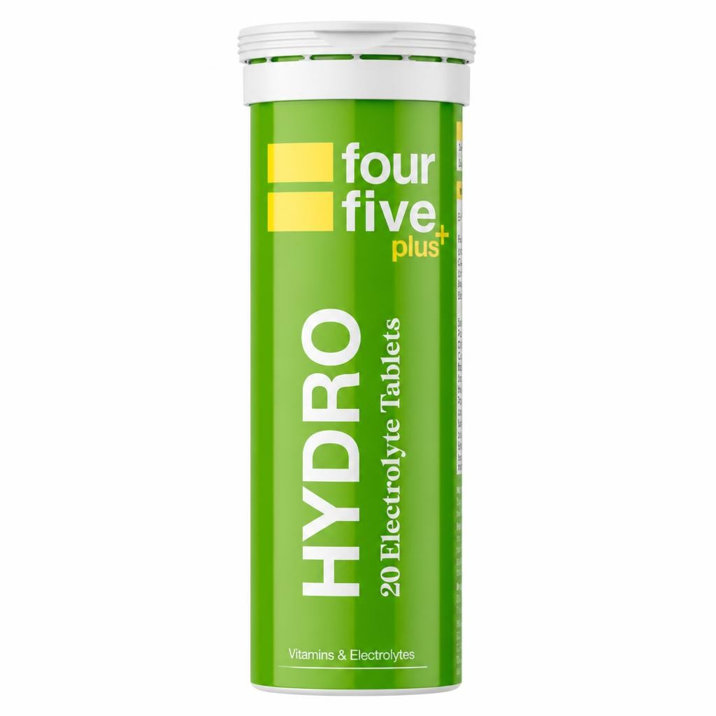 Fourfive 20 x Plus+ Lemon & Lime Flavour Hydro Electrolyte Tablets