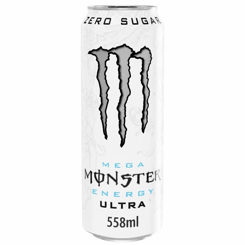 Monster Energy Drink Ultra Mega Zero Sugar 558ml Resealable Can