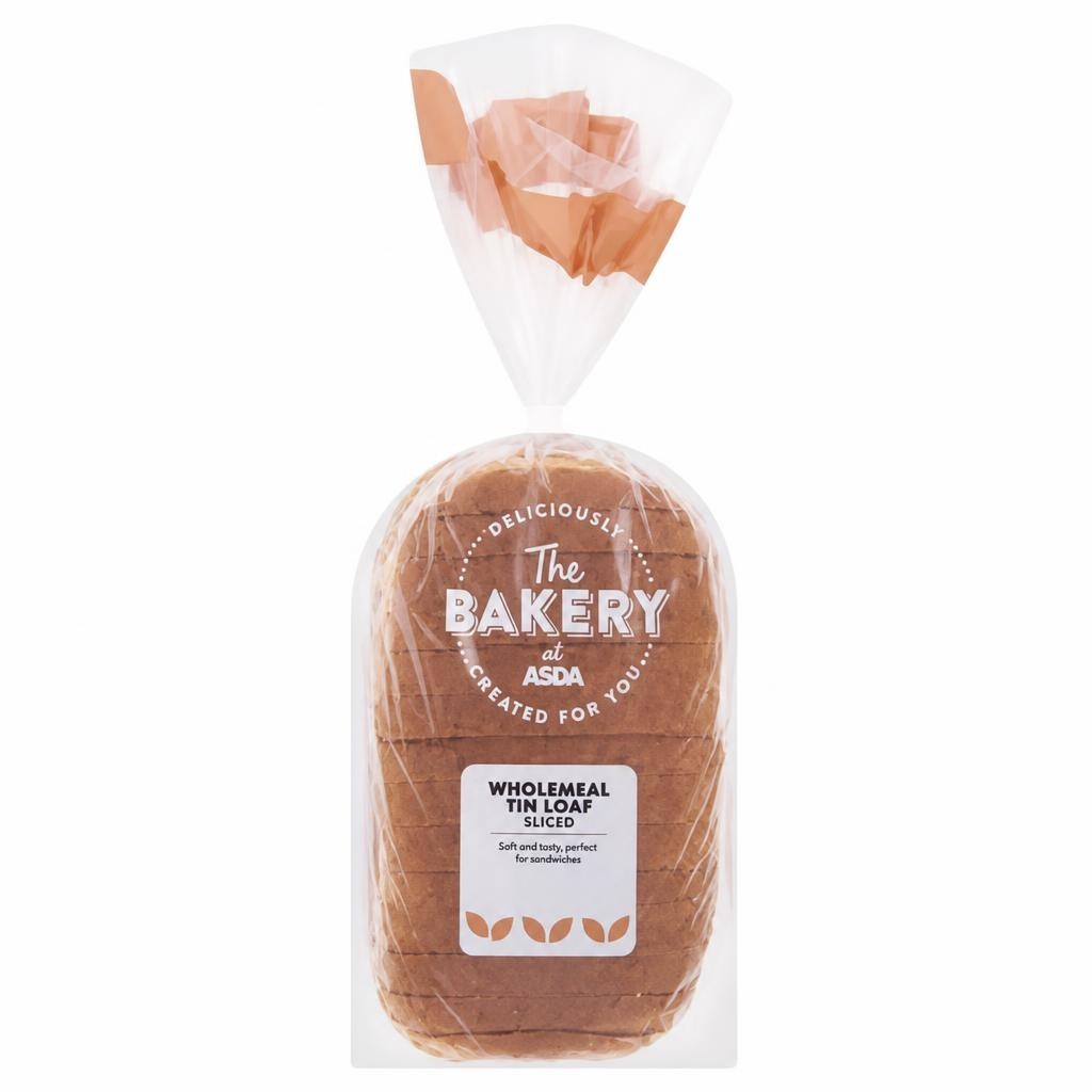 The BAKERY at ASDA The Bakery Sliced Wholemeal Tin Loaf 800g