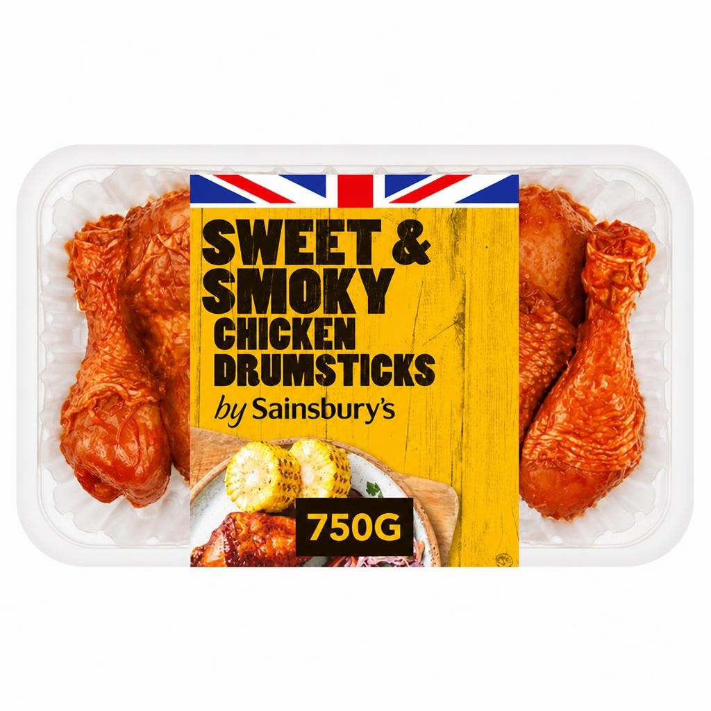 Sainsbury's 750g Sweet & Smoky BBQ Drumstick