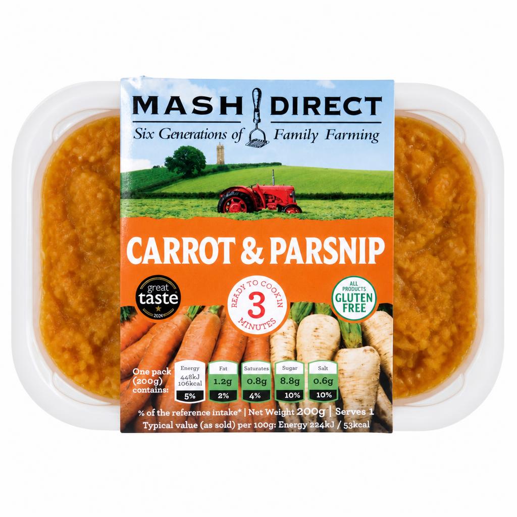Mash Direct Carrot & Parsnip Mash 200G