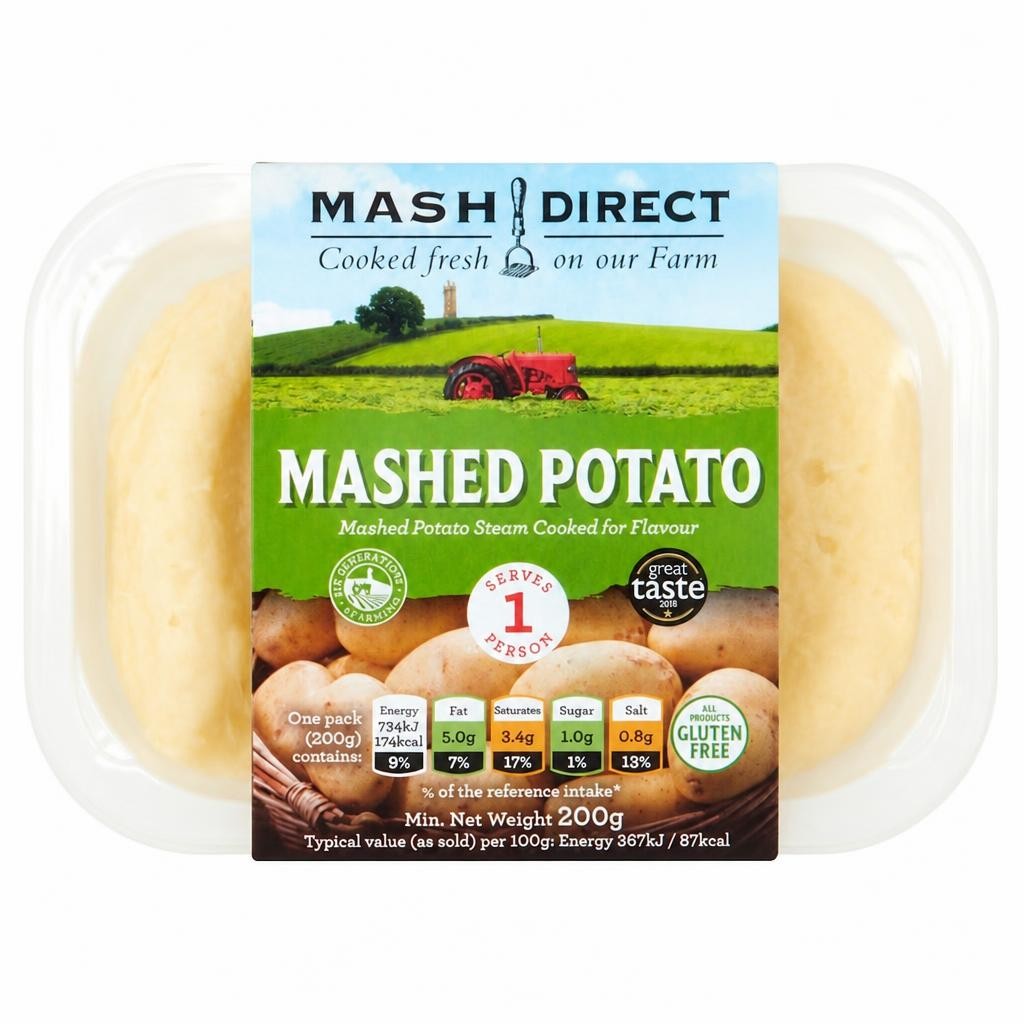 Mash Direct Mashed Potato For One 200G