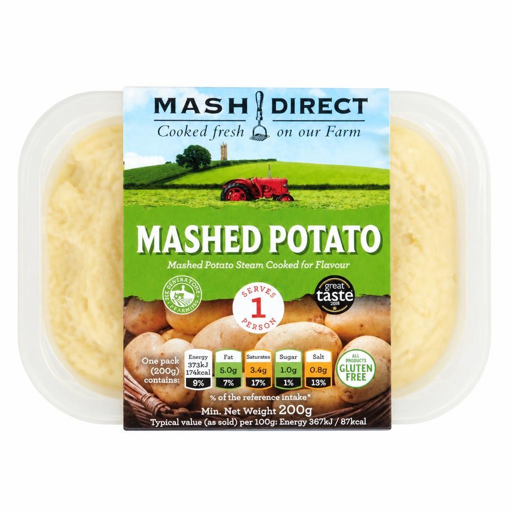 Mash Direct Mashed Potato For One 200G
