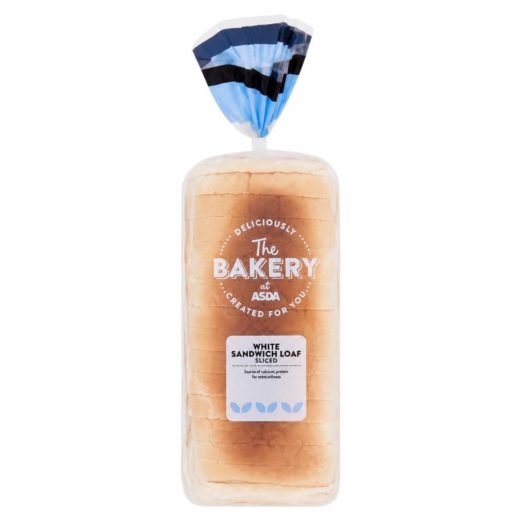 The BAKERY at ASDA The Bakery Sliced White Sandwich Loaf 800g