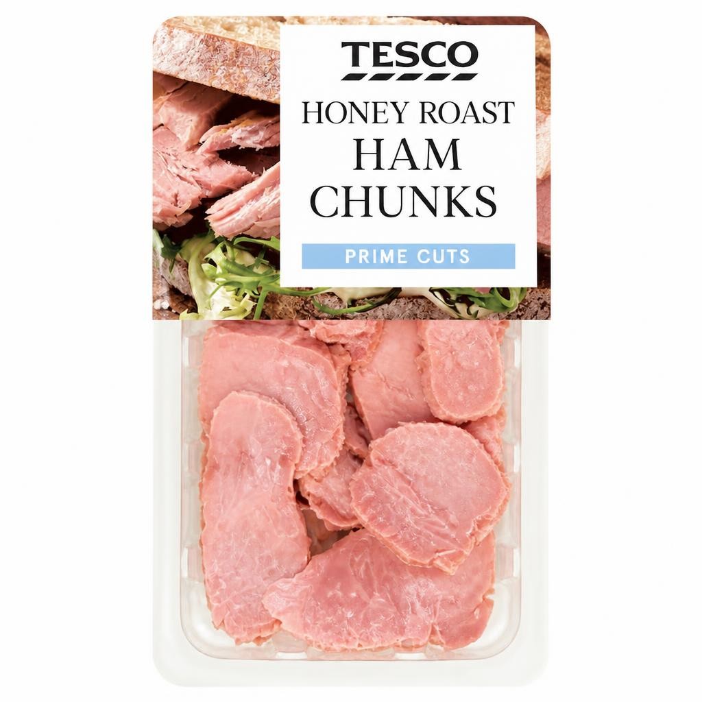 Tesco Honey Roast Ham Chunks 100G
