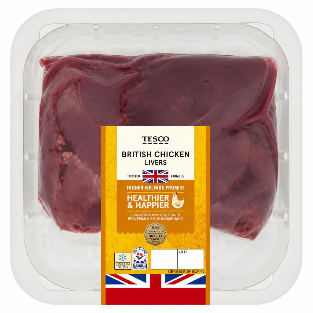 Tesco Fresh Chicken Livers 380G