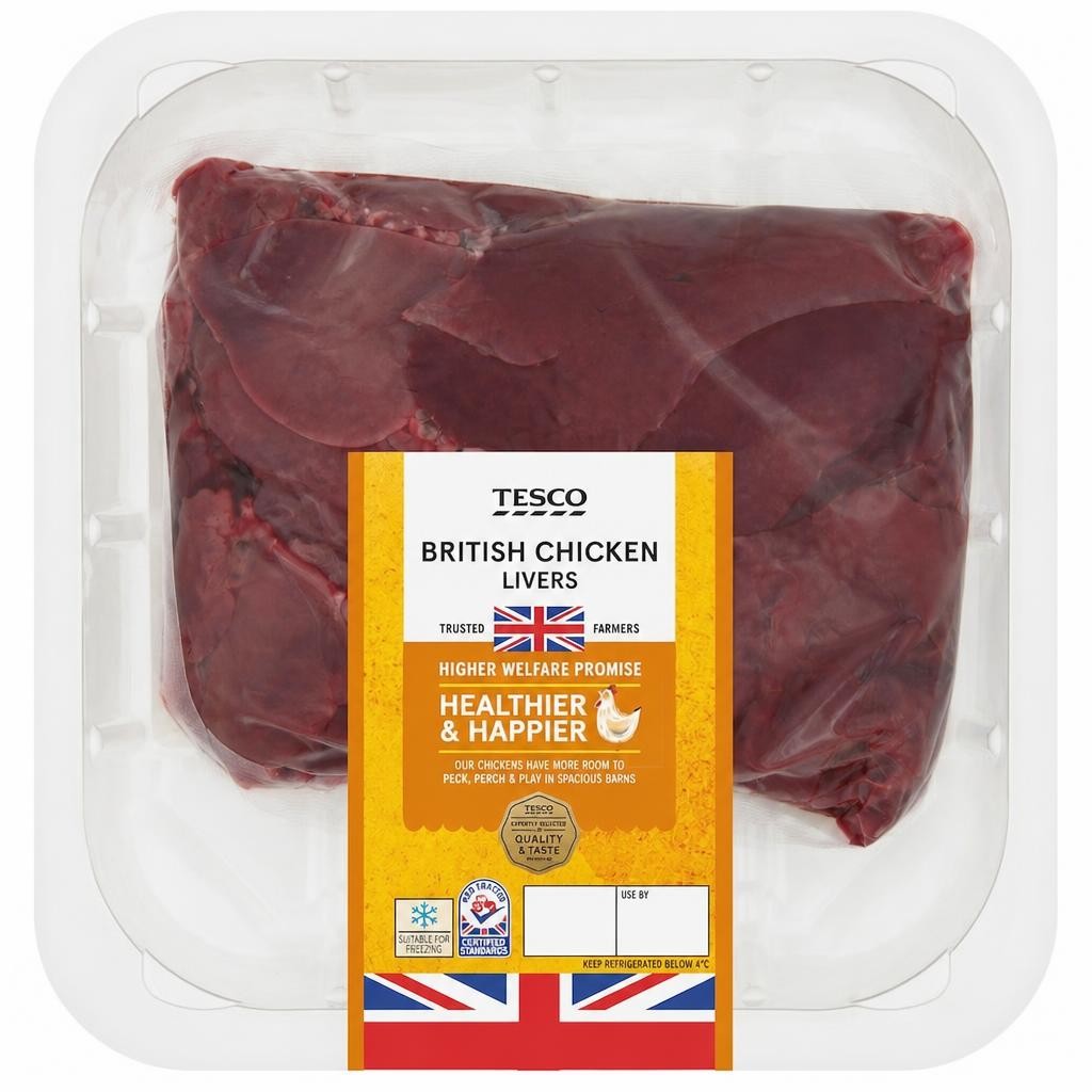 Tesco Fresh Chicken Livers 380G