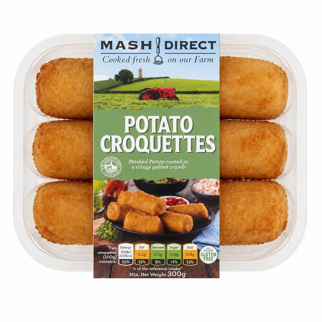 Mash Direct Potato Croquette 300G