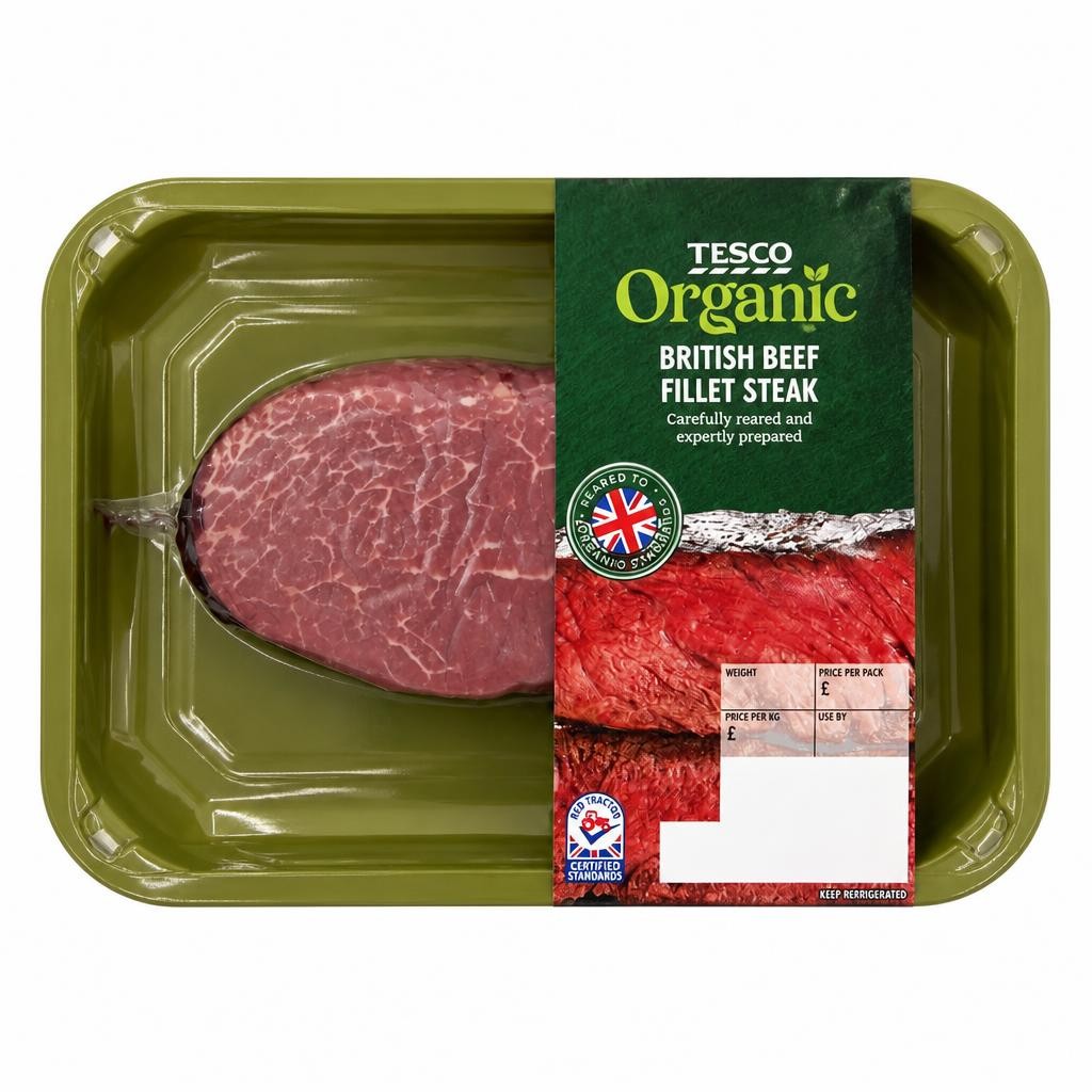 Tesco Organic Beef Fillet Steak