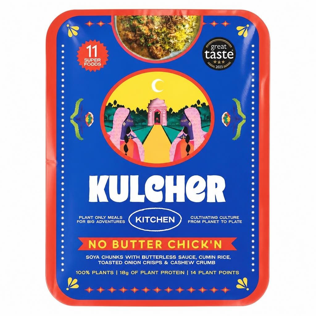 Kulcher Kitchen No-Butter Chick’n with Cumin Rice 360g