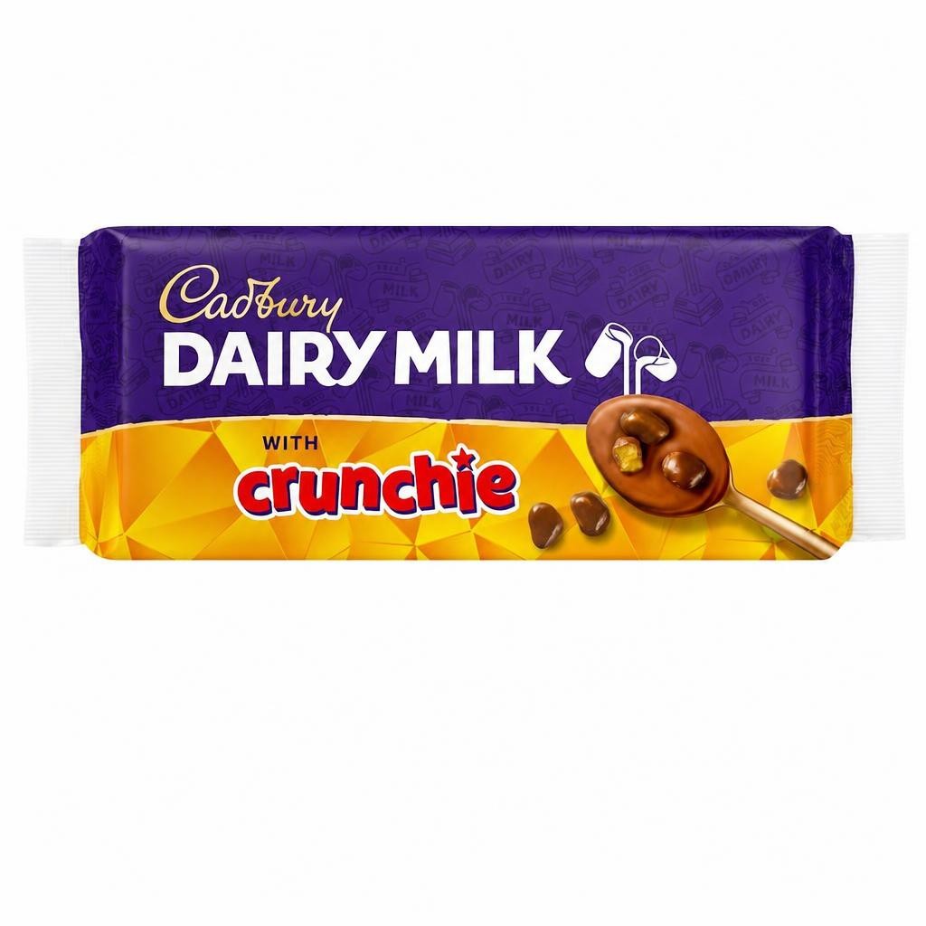Cadbury Crunchie Milk Chocolate Desserts 4X75g