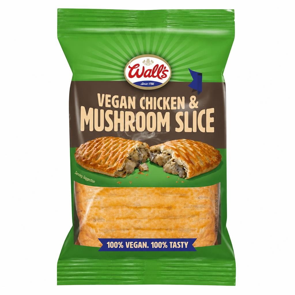 Wall's Vegan Chicken & Mushroom Slice 180g