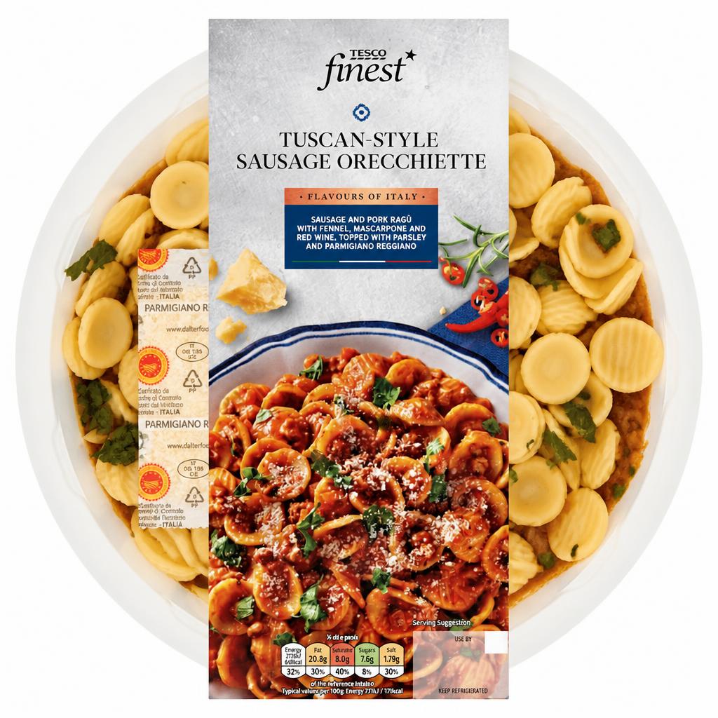 Tesco Finest Tuscan Sausage Orecchiette 750g