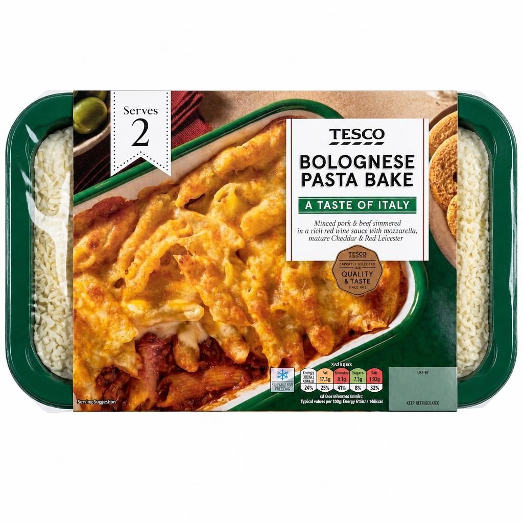 Tesco Bolognese Pasta Bake 750g