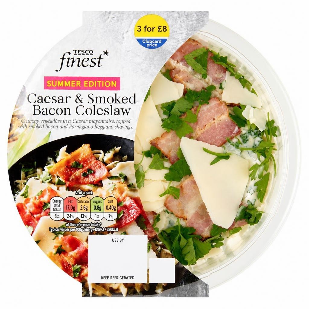 Tesco Finest Caesar & Smoked Bacon Coleslaw 270g