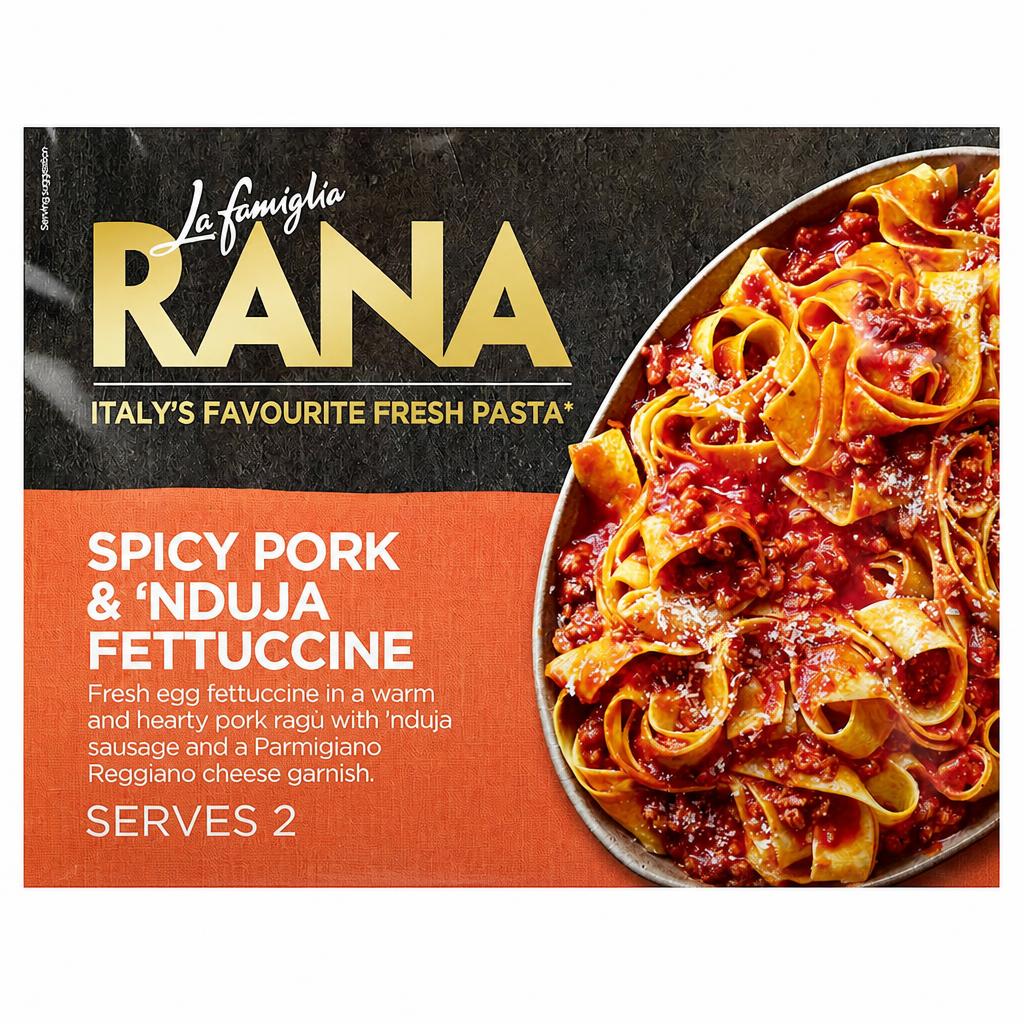 La Famiglia Rana Spicy Pork & 'Nduja Fettuccine 814g