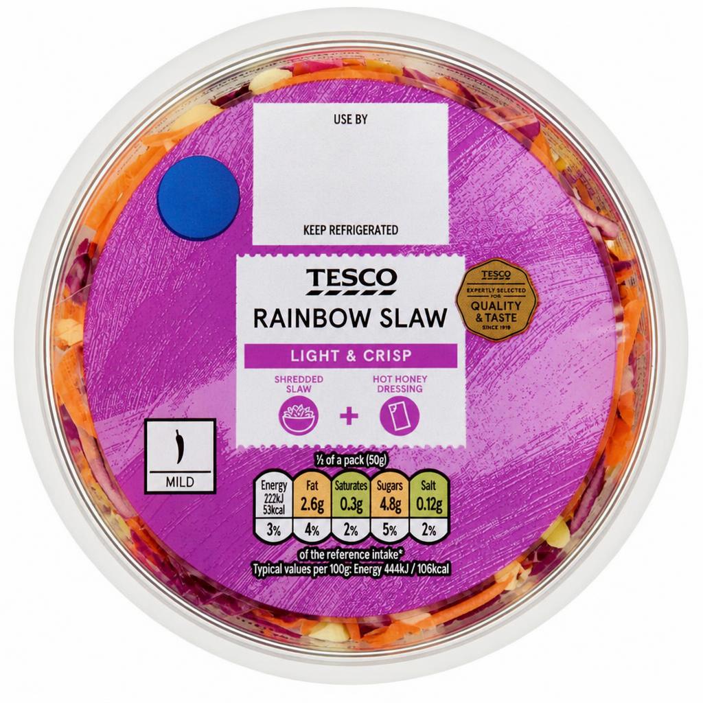 Tesco Rainbow Slaw 100g
