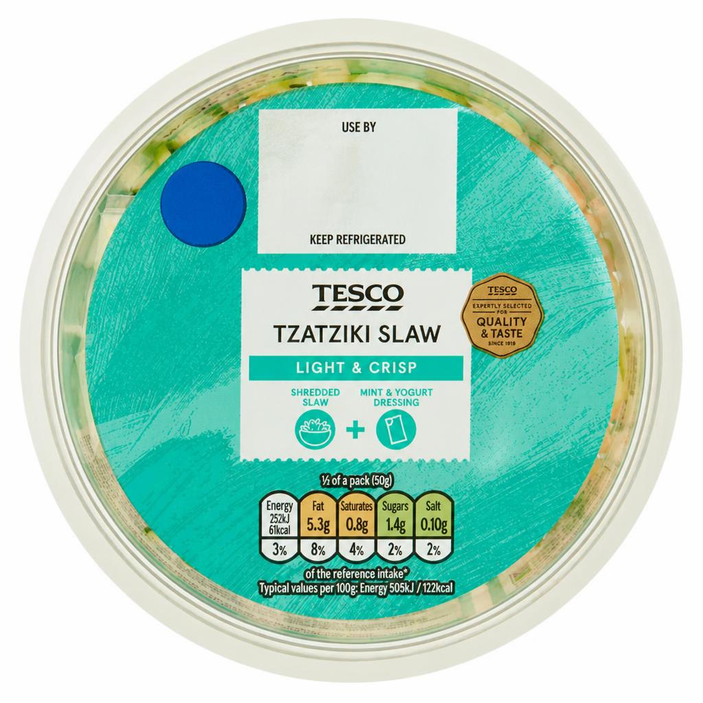 Tesco Tzatziki Slaw 100g