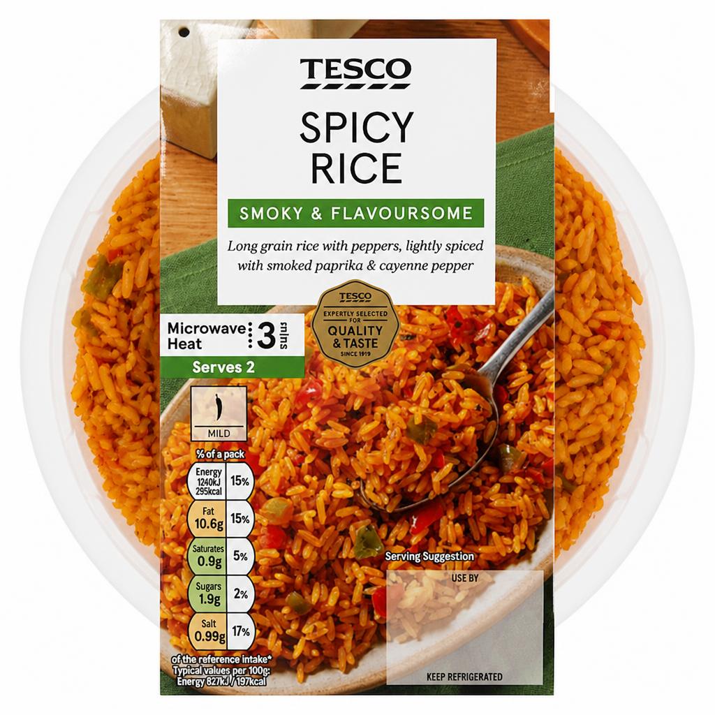 Tesco Spicy Rice 300g