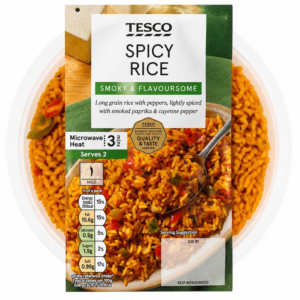 Tesco Spicy Rice 300g