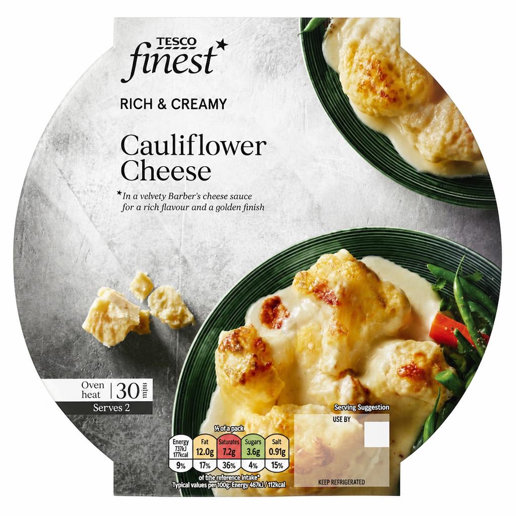 Tesco Finest Cauliflower Cheese 350g
