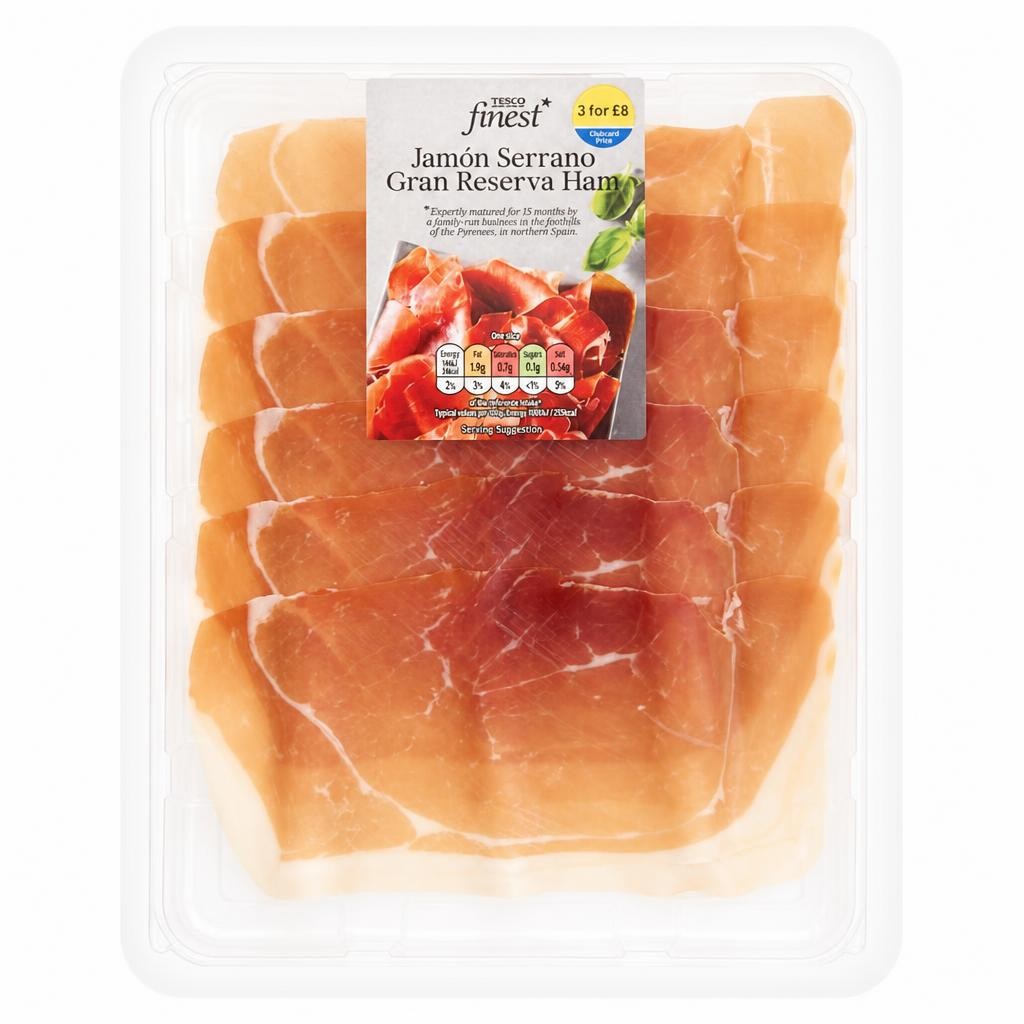 TESCO Finest Jamon Serrano Gran Reserva Ham 75g