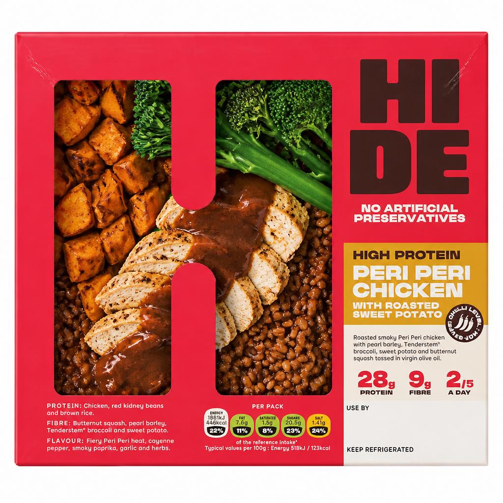Hide Peri Peri Chicken with Roasted Sweet Potato 380g