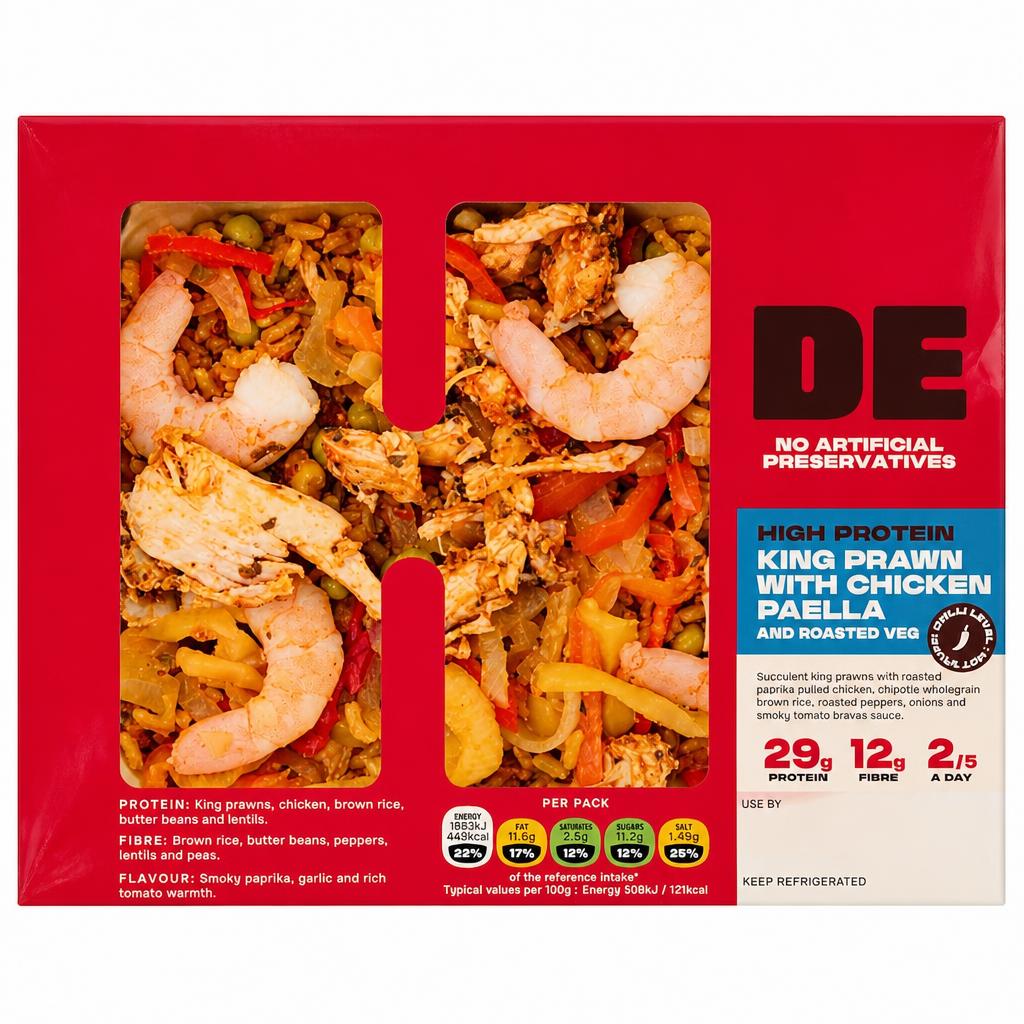 Hide King Prawn with Chicken Paella 380g